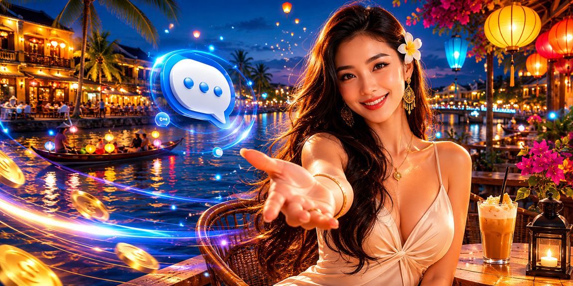 Người dùng Việt Nam tại Hội An kiểm tra thông tin bảo mật tài khoản pq88 bên tách cà phê